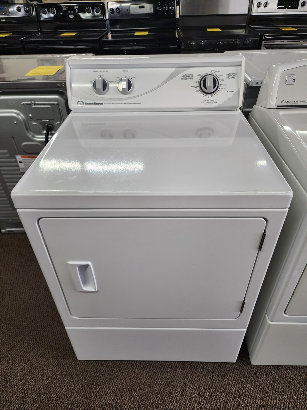 Reconditioned Speed Queen 7.0 cu. ft. Electric Dryer (White)