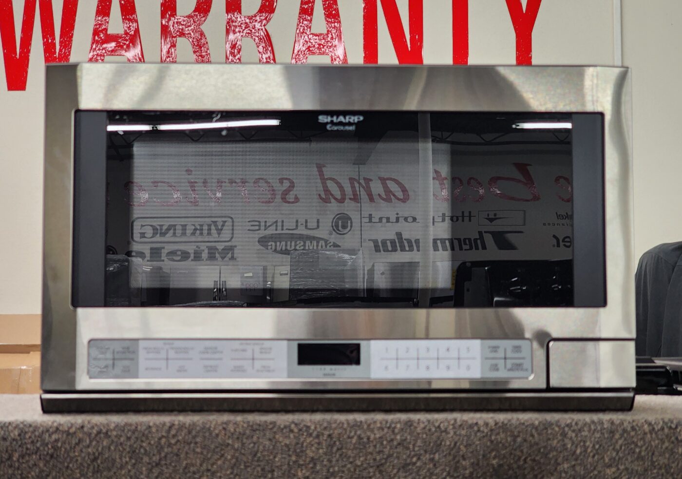 Reconditioned Sharp 1.5 cu. ft. Over the Range Microwave (Stainless Steel)