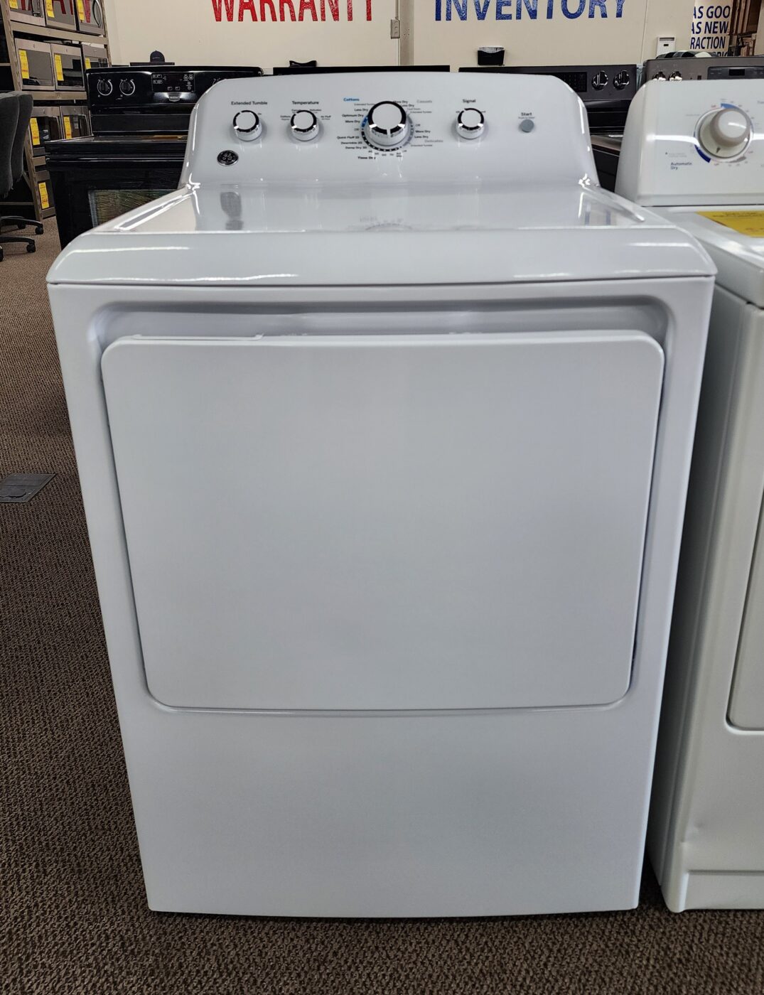 Reconditioned GE 7.2 cu. ft. Electric Dryer (White)
