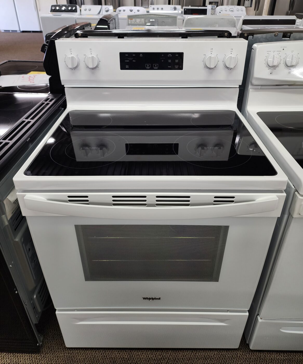 Reconditioned Whirlpool Smooth Top Electric Range (White)