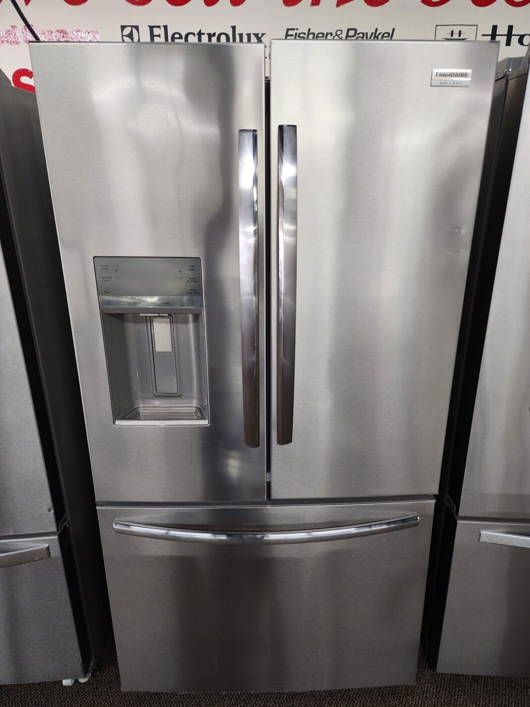 Reconditioned Frigidaire 27.8 cu. ft. French Door Refrigerator with Ice & Water Dispenser (Stainless Steel)
