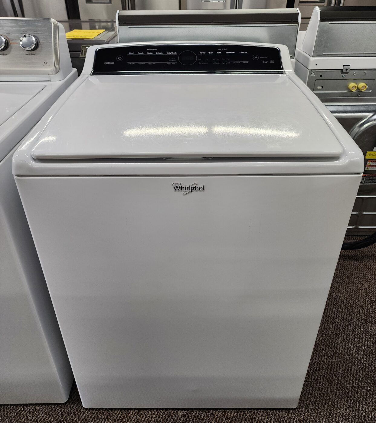 Reconditioned Whirlpool 4.8 cu. ft. Top Load Washer (White)