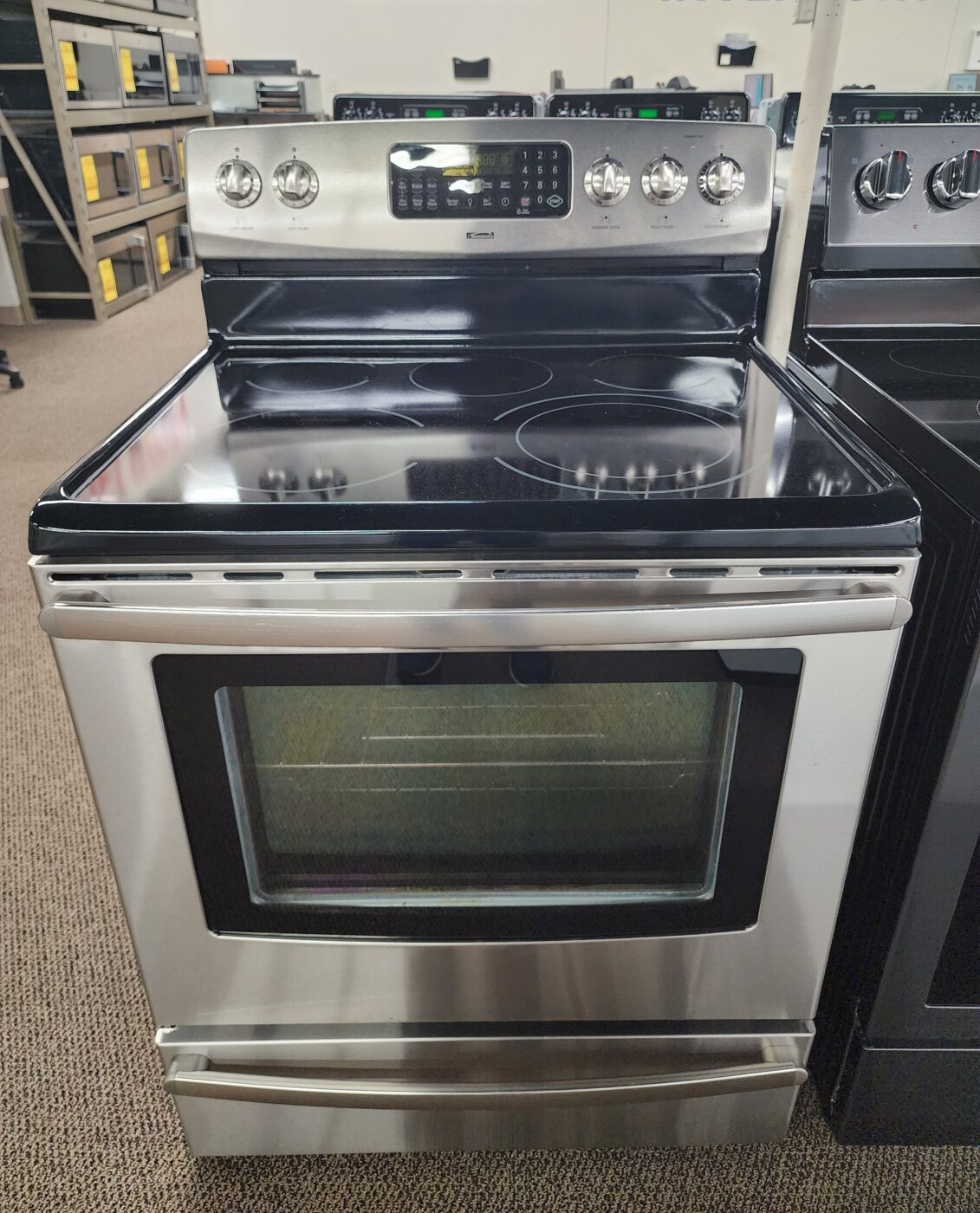 Reconditioned Kenmore Smooth Top Electric Range (Stainless)