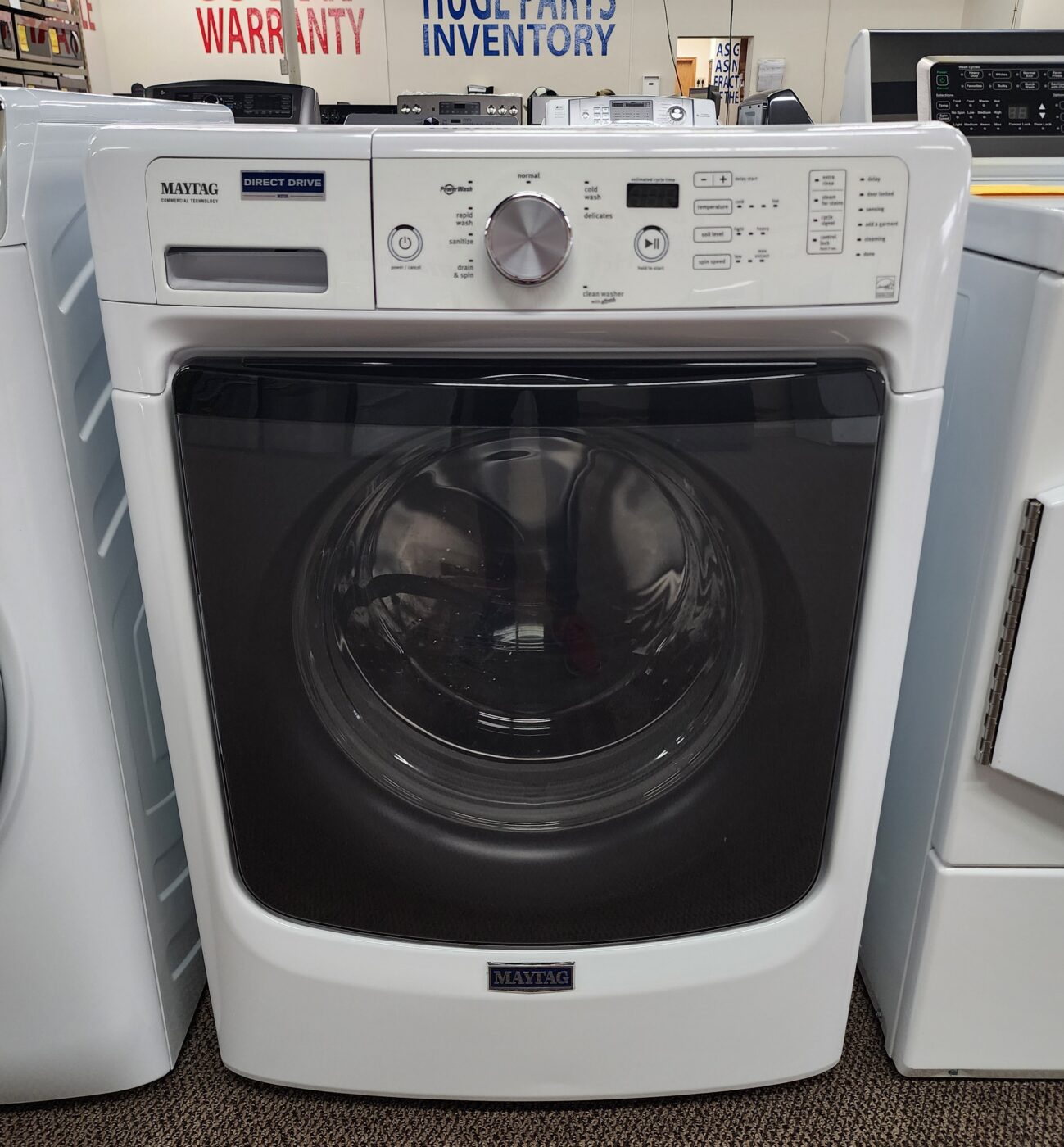 Reconditioned Maytag 4.3 cu. ft. Front Load Washer (White)