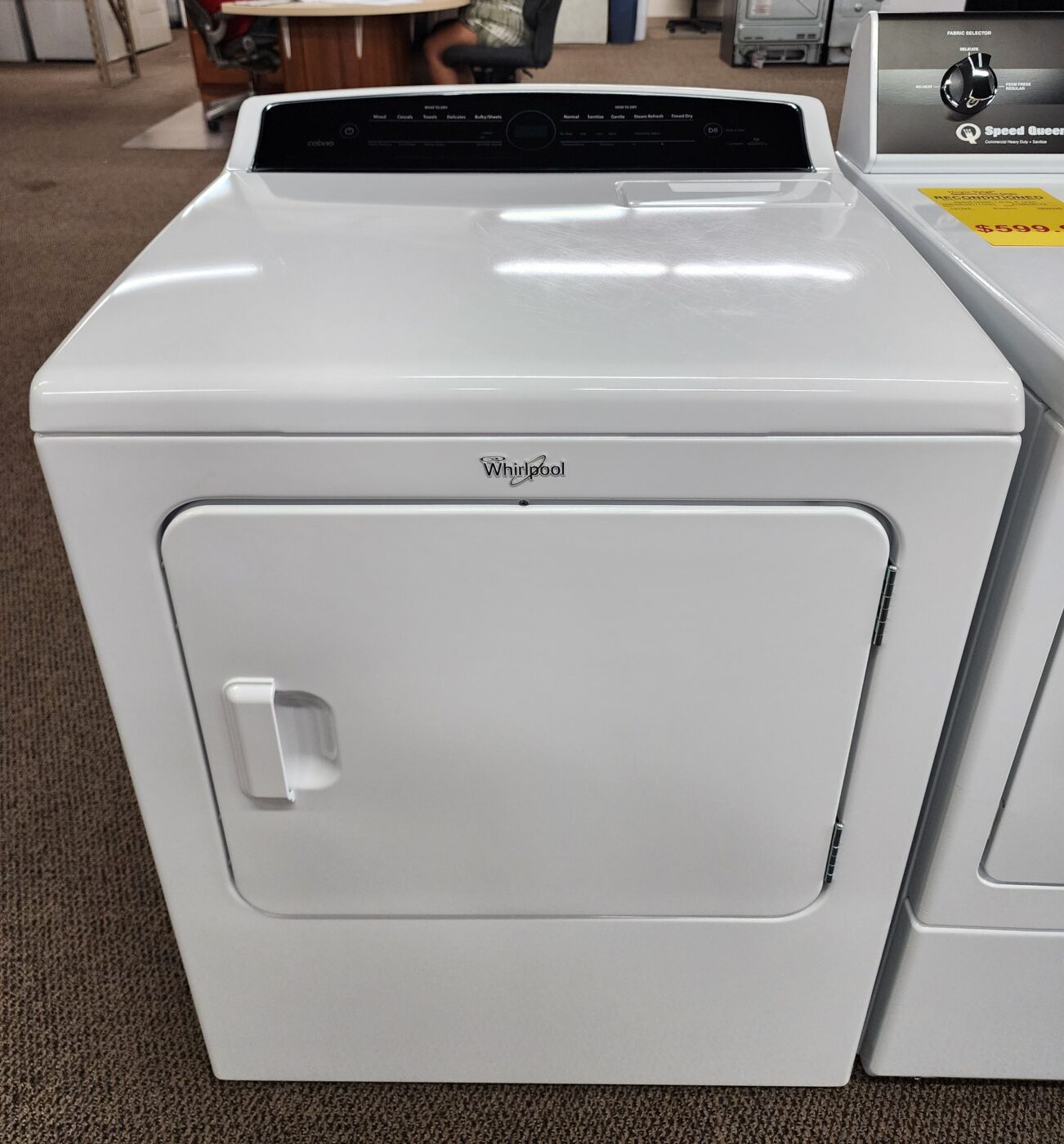 Reconditioned Whirlpool 7.0 cu. ft. Electric Dryer (White)