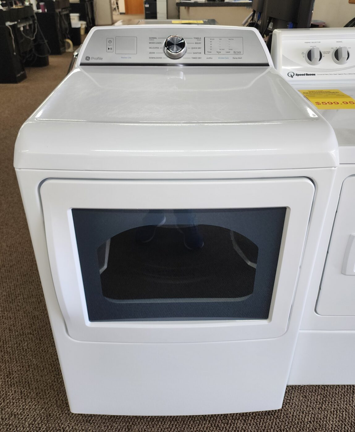 Reconditioned GE 7.4 cu. ft. Electric Dryer (White)
