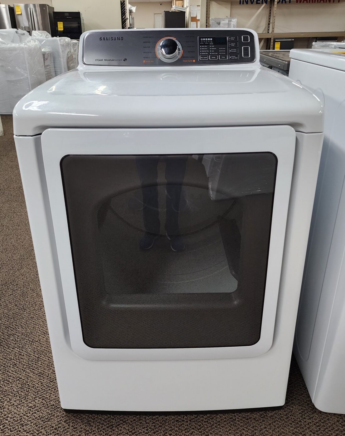 Reconditioned Samsung 7.4 cu. ft. Electric Dryer (White)