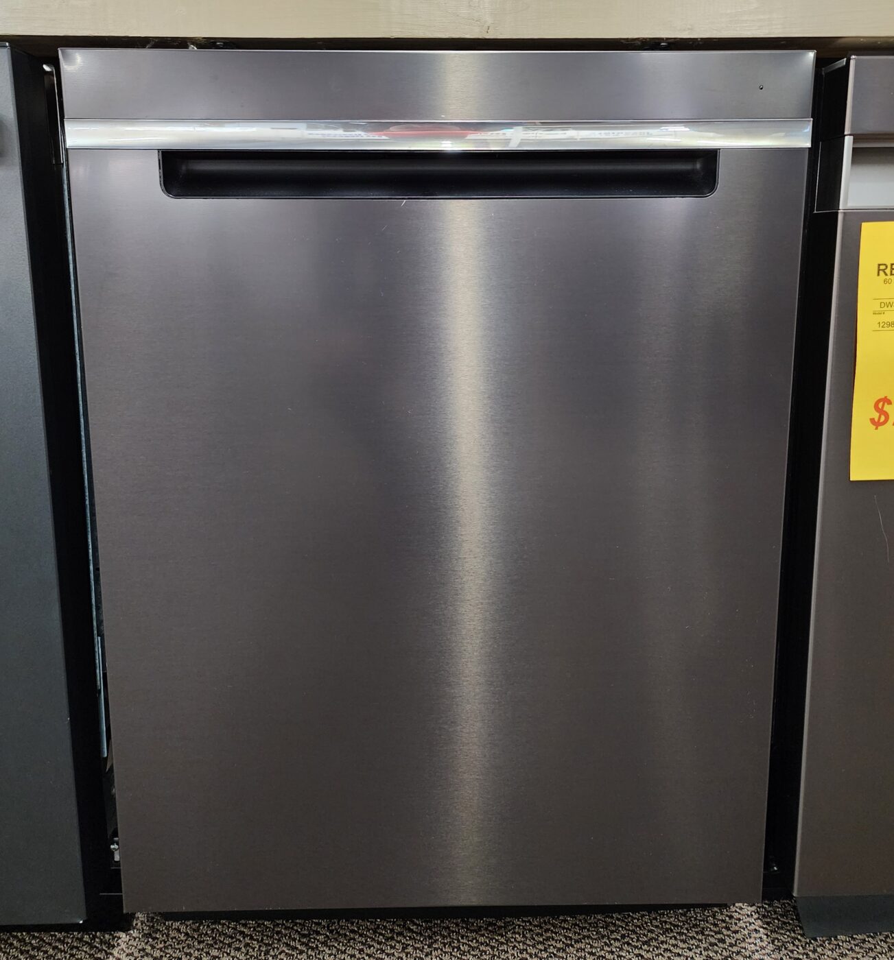 Reconditioned Whirlpool Dishwasher with Stainless Steel Tub (Black Stainless Steel)